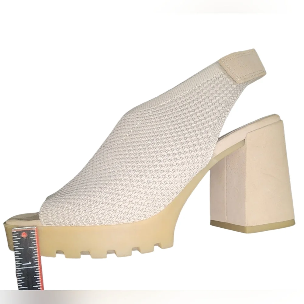 Eileen Fisher Cue Slingback Open-Toe Pumps, Womens 7​ - Picture 9 of 9